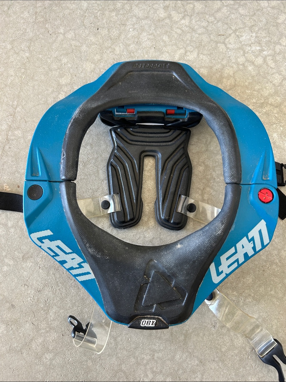 Leatt Blue Neck Brace for Impact Protection